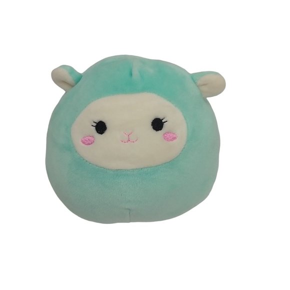 Jacob The Lamb/Sheep Mint Green Mini 5" Plush Squishmallow Kellytoy - Picture 2 of 8
